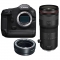 Canon EOS R1 Mirrorless Camera with RF 24-105 f/2.8L IS USM Z Lens with EF-EOS R mount adapter - view 1