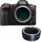 Canon EOS R5 C Mirrorless Cinema Camera with EF-EOS R mount adapter - view 1