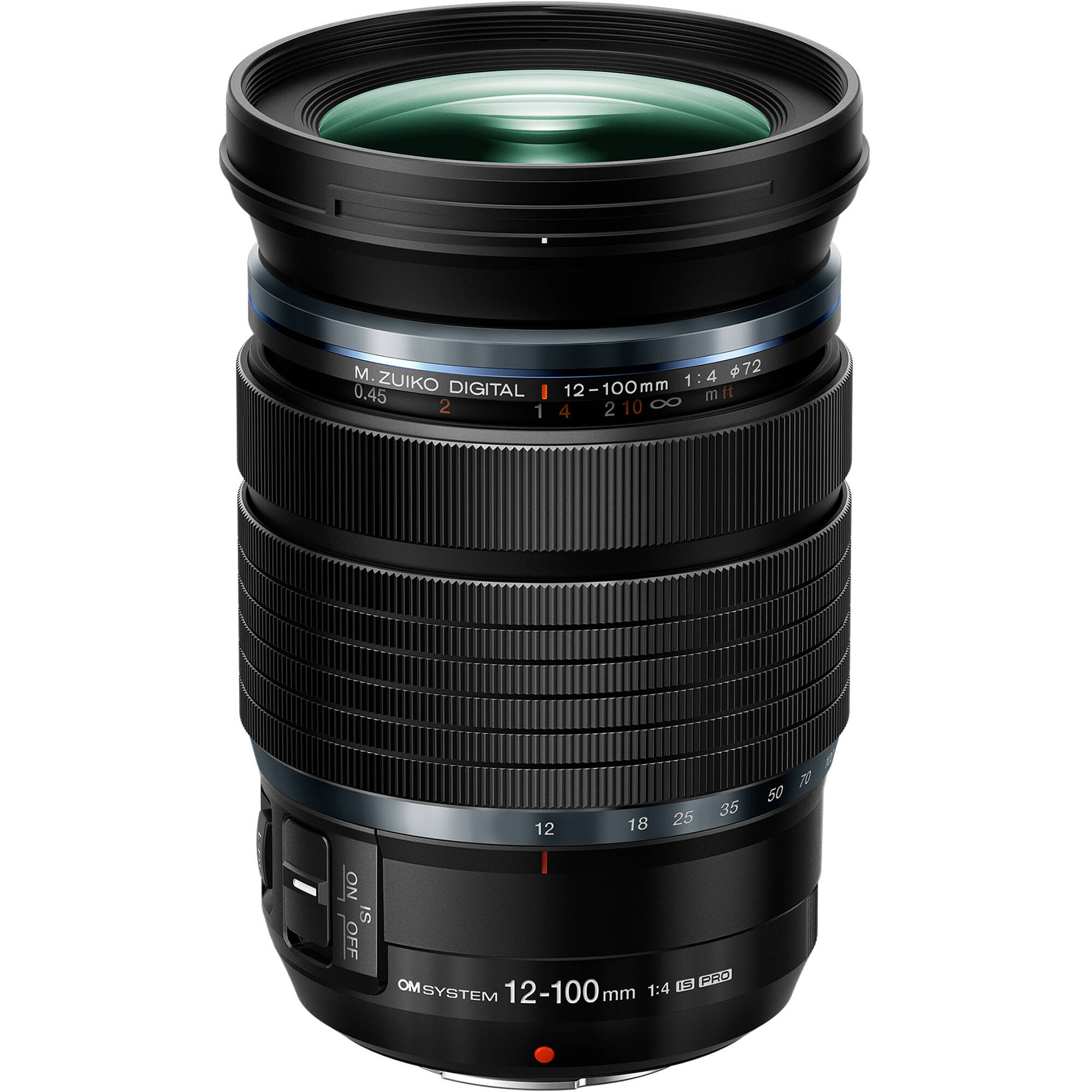 Olympus OM SYSTEM 12-100mm f/4.0 IS PRO (Black)
